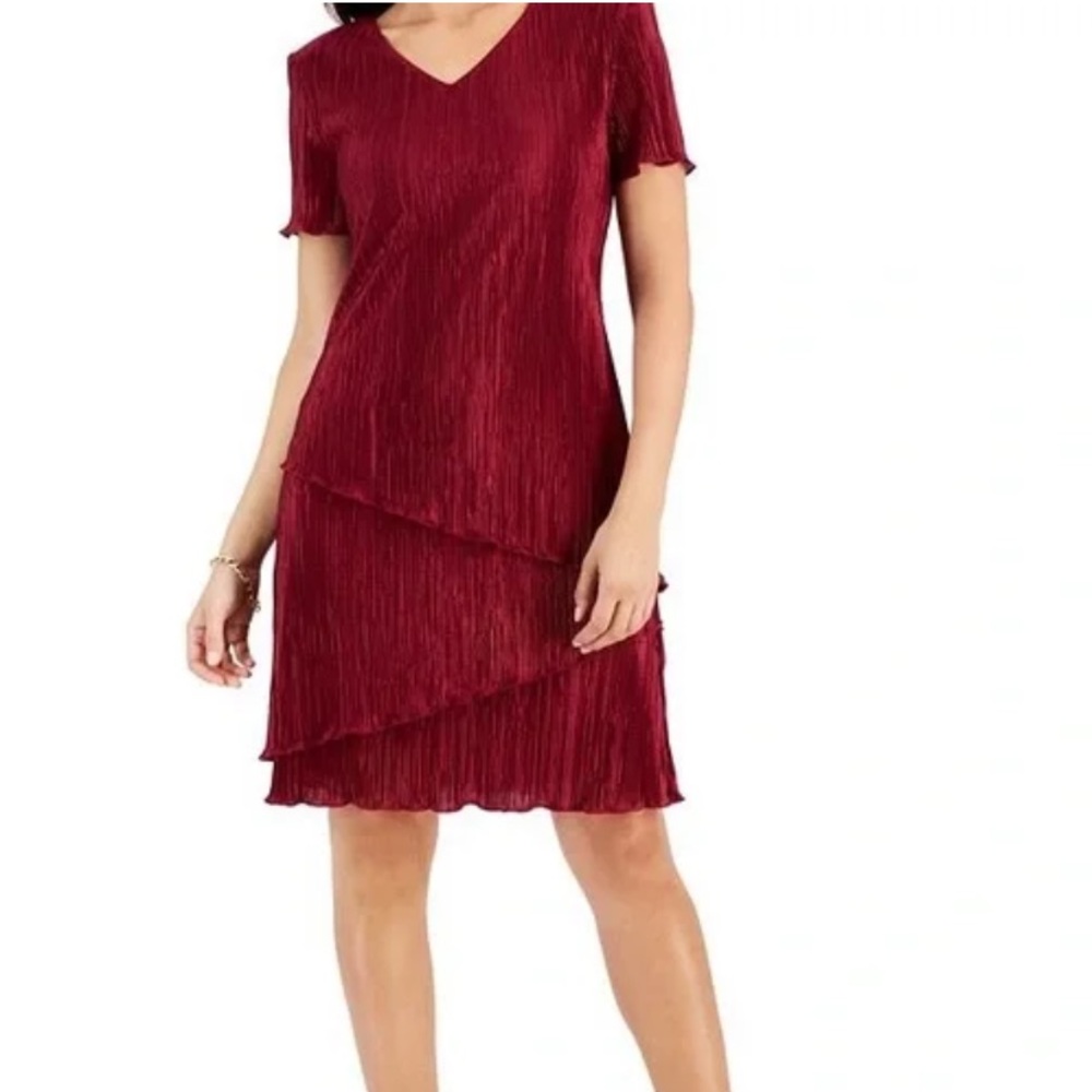 Connected Apparel Krinkle Dress